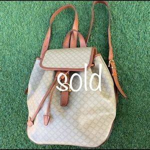Celine Macadam Backpack Rare!! vintage